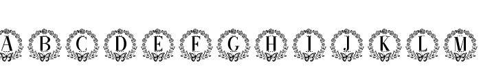 Rosella Monogram Font LOWERCASE