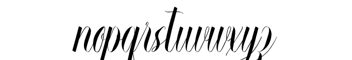 Rosella Sidney Font LOWERCASE