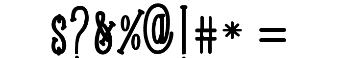 Roselle-DemiBold Font OTHER CHARS