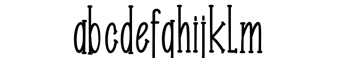 Roselle-Thin Font LOWERCASE