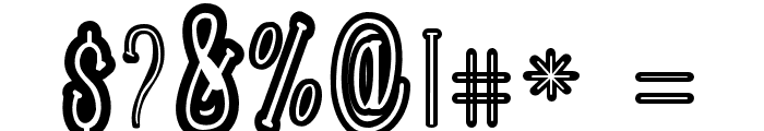 RoselleOutline Font OTHER CHARS
