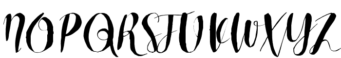 Roselowe Typeface Font UPPERCASE