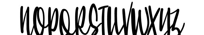 Roselyn Handwriting Regular Font UPPERCASE