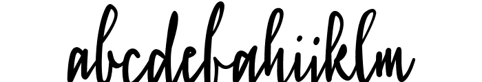 Roselyn Handwriting Regular Font LOWERCASE