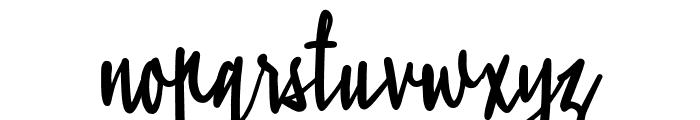 Roselyn Handwriting Regular Font LOWERCASE