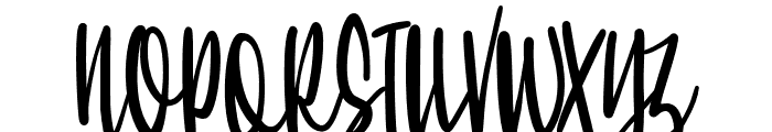 RoselynHandwriting-Regular Font UPPERCASE