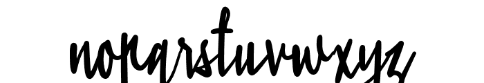 RoselynHandwriting-Regular Font LOWERCASE