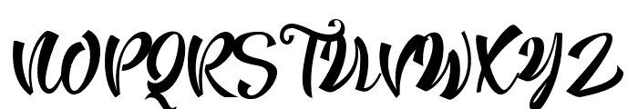 Roselyna-Regular Font UPPERCASE