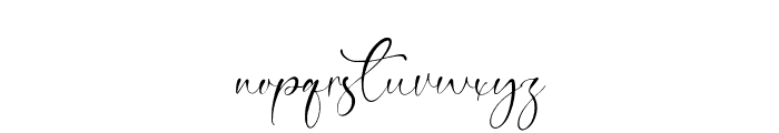 Roselyne  Font LOWERCASE