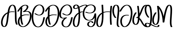 Rosemade Font UPPERCASE