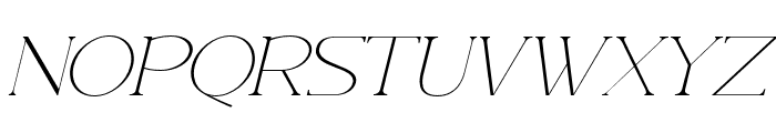 Rosemarine-Italic Font UPPERCASE