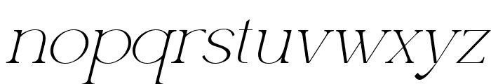 Rosemarine-Italic Font LOWERCASE