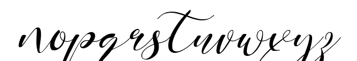 Rosemary Christmas Italic Font LOWERCASE