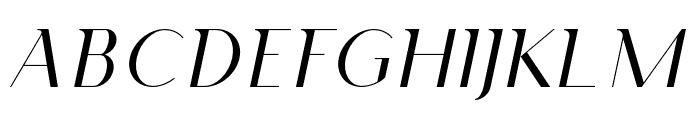 Rosemary-Italic Font UPPERCASE