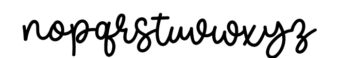 Rosemary Script Font LOWERCASE