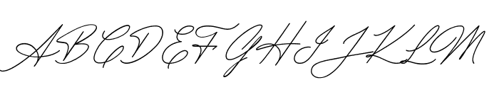 Rosemary Signature Font UPPERCASE