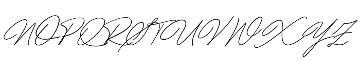 Rosemary Signature Font UPPERCASE