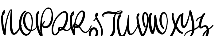 RosemaryCalligraphy-Regular Font UPPERCASE
