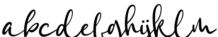 RosemaryCalligraphy-Regular Font LOWERCASE