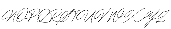 RosemarySignature Font UPPERCASE