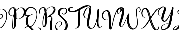 Rosemate Script Font UPPERCASE
