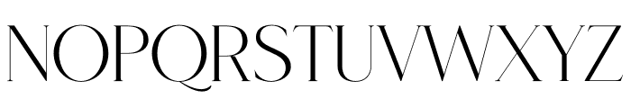 Roseritta Standard Font UPPERCASE