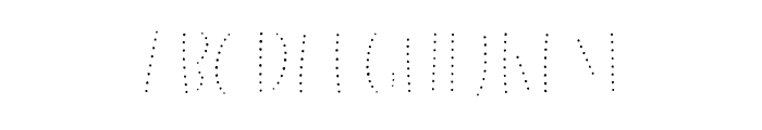 Roseroot Cottage Serif Dot Fill Font UPPERCASE