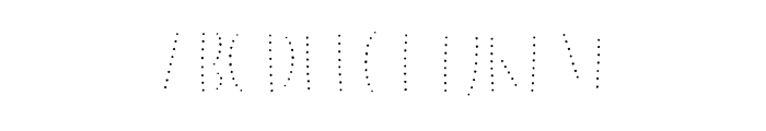 Roseroot Cottage Serif Dot Fill Font LOWERCASE