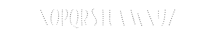 Roseroot Cottage Serif Dot Fill Font LOWERCASE