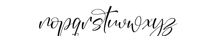 Roseteria Culture Italic Font LOWERCASE