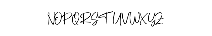 Rosetta Signature Regular Font UPPERCASE