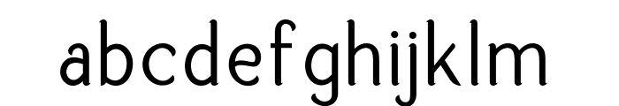 Roseware Font LOWERCASE