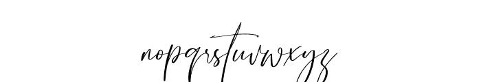 Rosewhite Font LOWERCASE