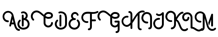 Rosewood Regular Font UPPERCASE
