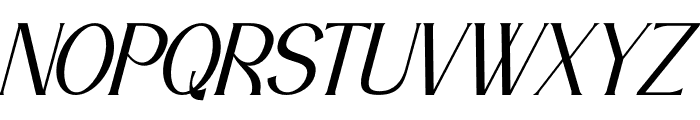 Rosgar Italic Font UPPERCASE