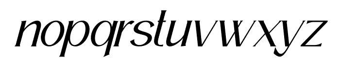 Rosgar Italic Font LOWERCASE