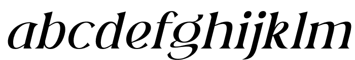 Rosha Keylin Italic Font LOWERCASE