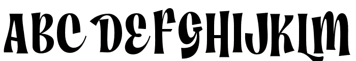 RosianaScript-Regular Font UPPERCASE