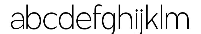 Rosity Extra Light Font LOWERCASE