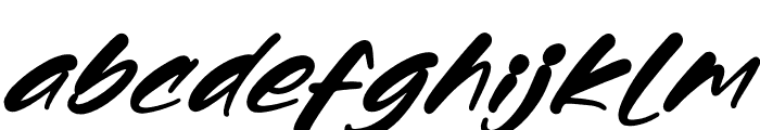 Roskery Italic Font LOWERCASE