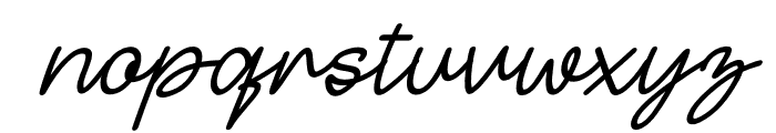 Roslary Italic Regular Font LOWERCASE