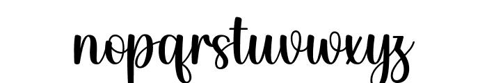 Roslia Font LOWERCASE