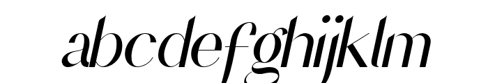 Rossans Italic Font LOWERCASE