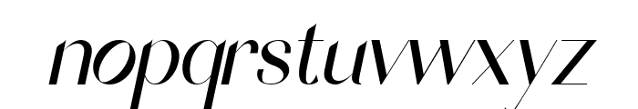 Rossans Italic Font LOWERCASE