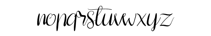 Rosselyna Font LOWERCASE