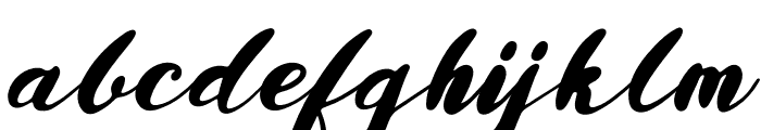 Rossy Italic Font LOWERCASE