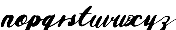 Rossy Italic Font LOWERCASE