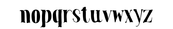 Rosta Font LOWERCASE