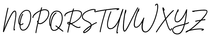 RostaliaSignature Font UPPERCASE