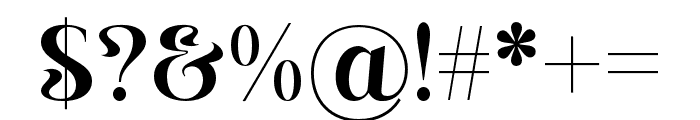 Rostema-Regular Font OTHER CHARS